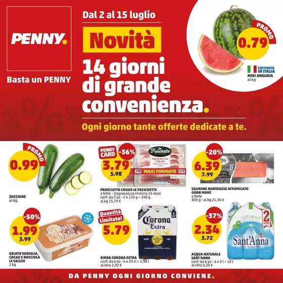 Volantino PENNY | 14 giorni di grande convenienza | 2026-07-02T00:00:00.000Z - 2026-07-15T00:00:00.000Z
