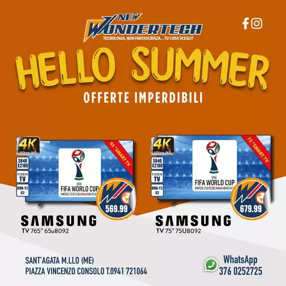 Volantino New Wondertech a Amaseno | HELLO SUMMER! | 2026-06-01T00:00:00.000Z - 2026-08-31T00:00:00.000Z