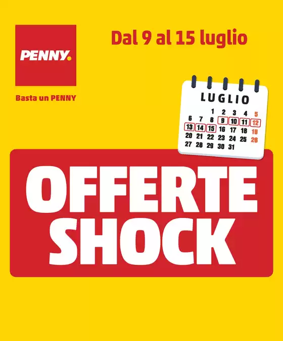 Volantino PENNY a Lissone | Offerte SHOCK | 2026-07-09T00:00:00.000Z - 2026-07-15T00:00:00.000Z