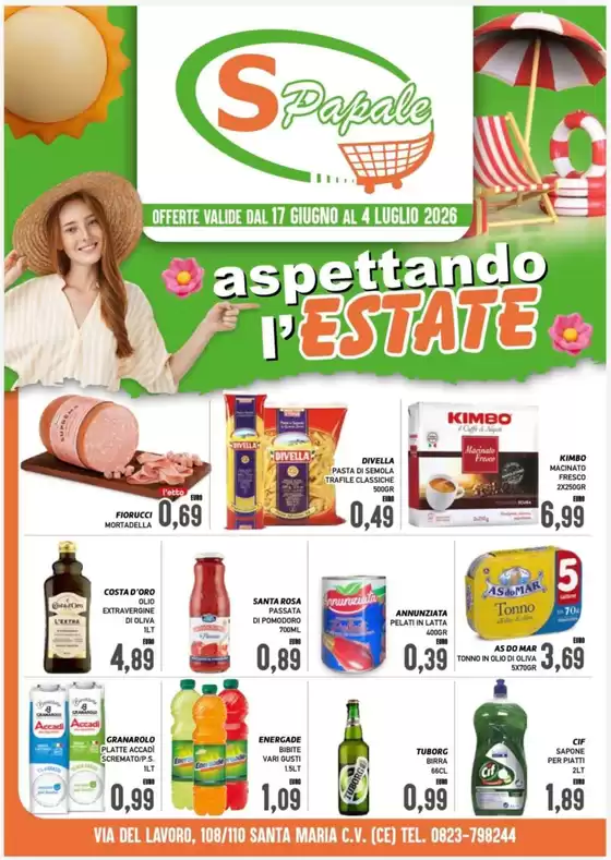 Volantino Supermercato Papale | Aspettando l'estate | 2026-06-17T00:00:00.000Z - 2026-07-04T00:00:00.000Z