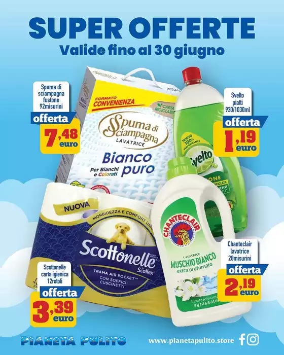 Volantino Pianeta Pulito | Super offerte  | 2026-06-25T00:00:00.000Z - 2026-06-30T00:00:00.000Z