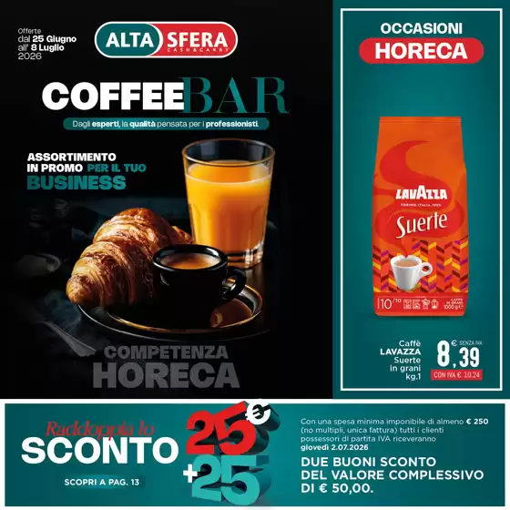 Volantino Altasfera | Coffee Bar | 2026-06-25T00:00:00.000Z - 2026-07-08T00:00:00.000Z