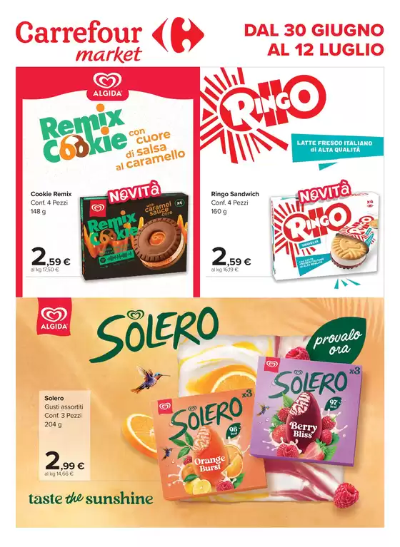Volantino Carrefour Market | Speciale Gelati | 2026-06-30T00:00:00.000Z - 2026-07-12T00:00:00.000Z