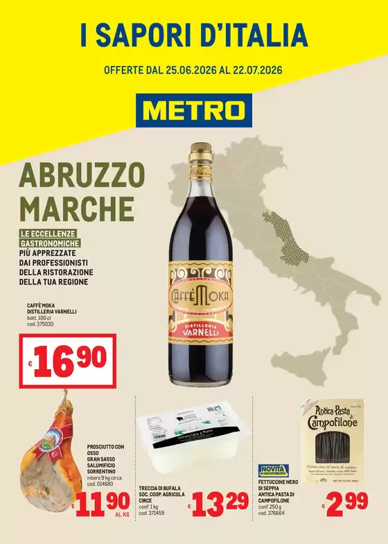 Volantino Metro | Sapori dItalia - ABRUZZOMARCHE | 2026-06-25T00:00:00.000Z - 2026-07-22T00:00:00.000Z