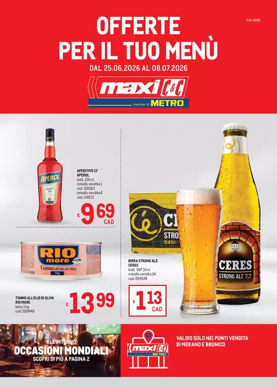 Volantino Metro | Offerte per il tuo menù - MAXI | 2026-06-25T00:00:00.000Z - 2026-07-08T00:00:00.000Z