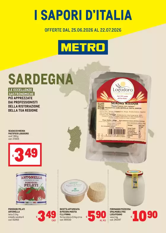 Volantino Metro a Platania | Sapori dItalia - SARDEGNA | 2026-06-25T00:00:00.000Z - 2026-07-22T00:00:00.000Z