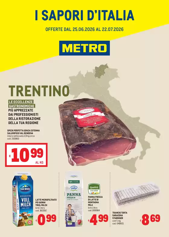 Volantino Metro a Platania | Sapori dItalia - TRENTINO | 2026-06-25T00:00:00.000Z - 2026-07-22T00:00:00.000Z