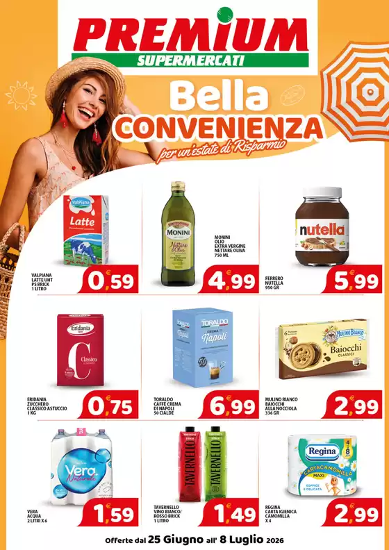 Volantino Premium Supermercati | Bella convenienza | 2026-06-25T00:00:00.000Z - 2026-07-08T00:00:00.000Z