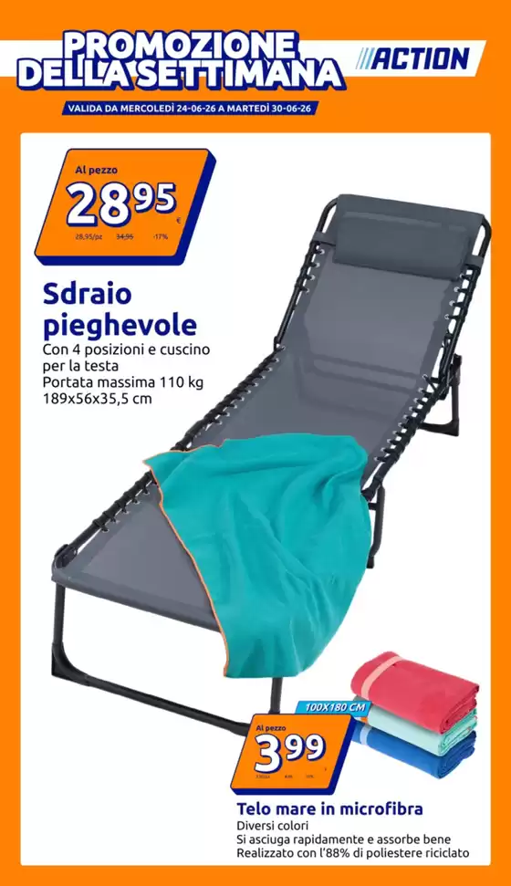 Volantino Action | Promozione della settimana | 2026-06-24T00:00:00.000Z - 2026-06-30T00:00:00.000Z