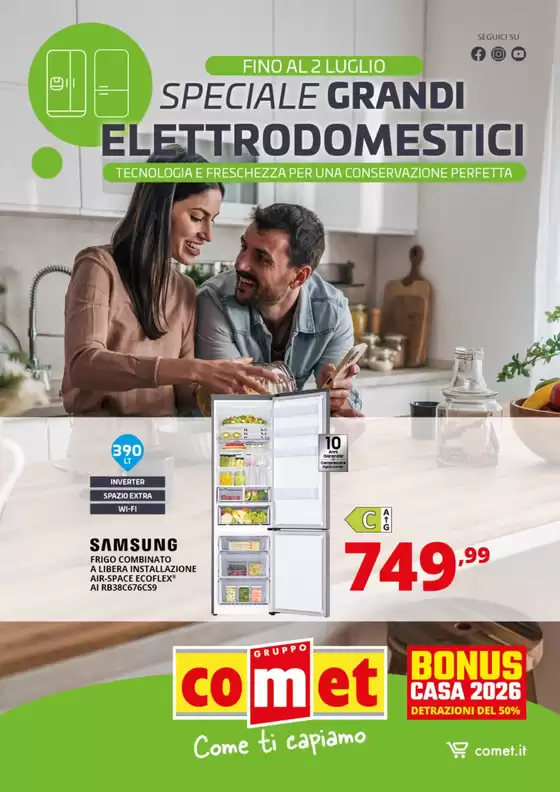 Volantino Comet a Chatillon | Speciali grandi elettrodomestici | 2026-06-18T00:00:00.000Z - 2026-07-02T00:00:00.000Z