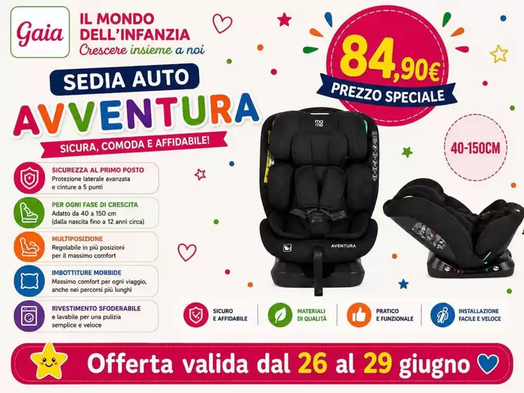 Volantino Sanitaria Gaia | Avventura  | 2026-06-26T00:00:00.000Z - 2026-06-29T00:00:00.000Z