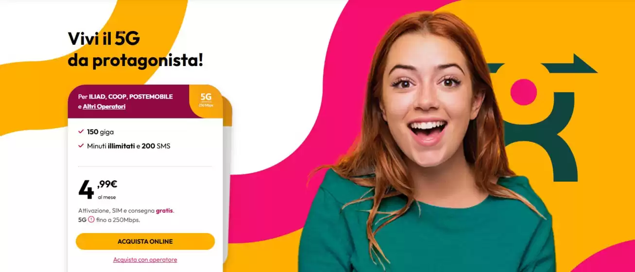 Volantino Kena Mobile a Carisio | Vivi il 5G da protagonista! | 2026-06-26T00:00:00.000Z - 2026-07-01T00:00:00.000Z
