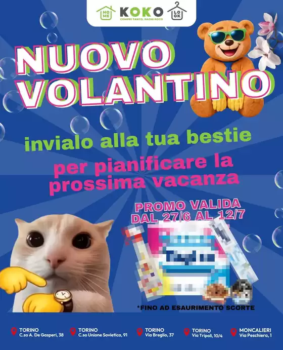 Volantino KOKO Emporio | Invialo alla tua bestie | 2026-06-27T00:00:00.000Z - 2026-07-12T00:00:00.000Z