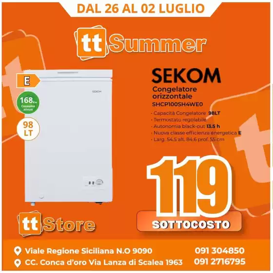 Volantino TT Store a Sanguinetto | Sottocosto | 2026-06-26T00:00:00.000Z - 2026-07-02T00:00:00.000Z