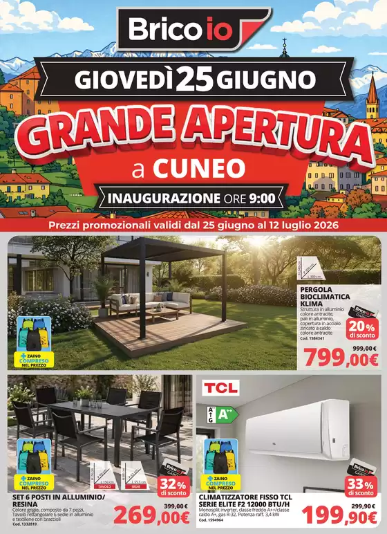 Volantino Bricoio | Grande apertura | 2026-06-25T00:00:00.000Z - 2026-07-12T00:00:00.000Z