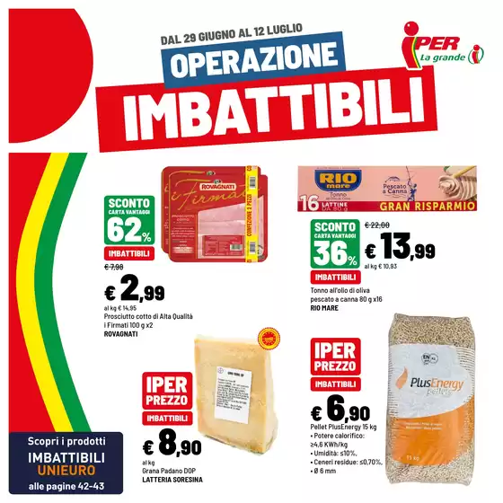 Volantino Iper La grande i | Operazione imbattibili | 2026-06-29T00:00:00.000Z - 2026-07-12T00:00:00.000Z