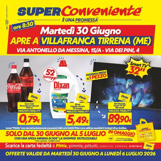 Volantino SuperConveniente | Solo dal 30 giugno al 5 luglio | 2026-06-30T00:00:00.000Z - 2026-07-06T00:00:00.000Z
