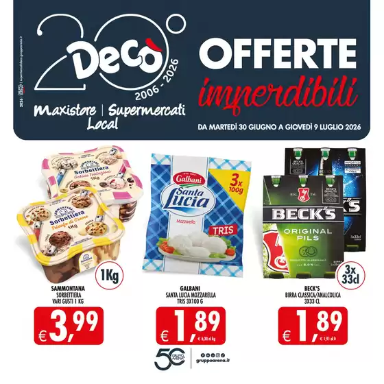 Volantino Decò | Offerte imperdibili | 2026-06-30T00:00:00.000Z - 2026-07-09T00:00:00.000Z