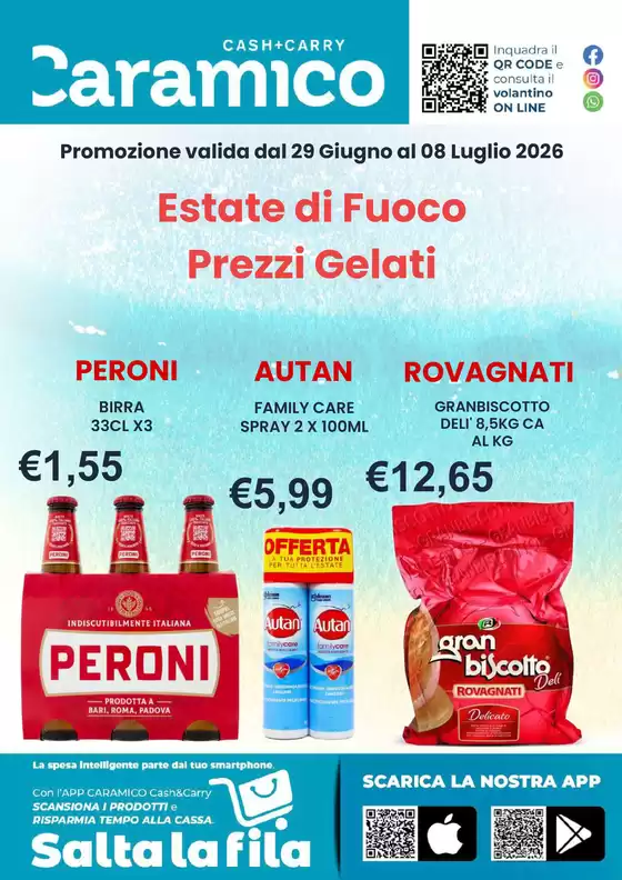 Volantino Caramico a Montefino | Estate di Fuoco Prezzi Gelati | 2026-06-29T00:00:00.000Z - 2026-07-08T00:00:00.000Z