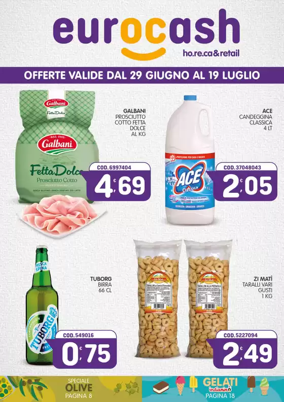 Volantino Eurocash Morgese a Castilenti | Offerte valide dal 29 giugno al 19 luglio | 2026-06-29T00:00:00.000Z - 2026-07-19T00:00:00.000Z