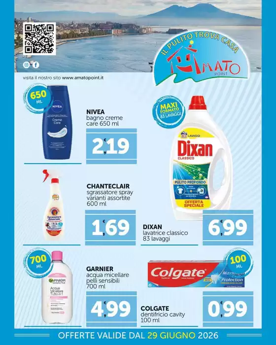 Volantino Amato Point a Sirolo | Offerte Amato Point | 2026-06-29T00:00:00.000Z - 2026-06-29T00:00:00.000Z