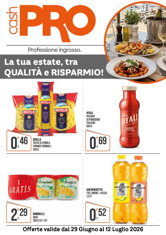 Volantino CashPRO | La tua estate, tra qualita e risparmio! | 2026-06-29T00:00:00.000Z - 2026-07-12T00:00:00.000Z