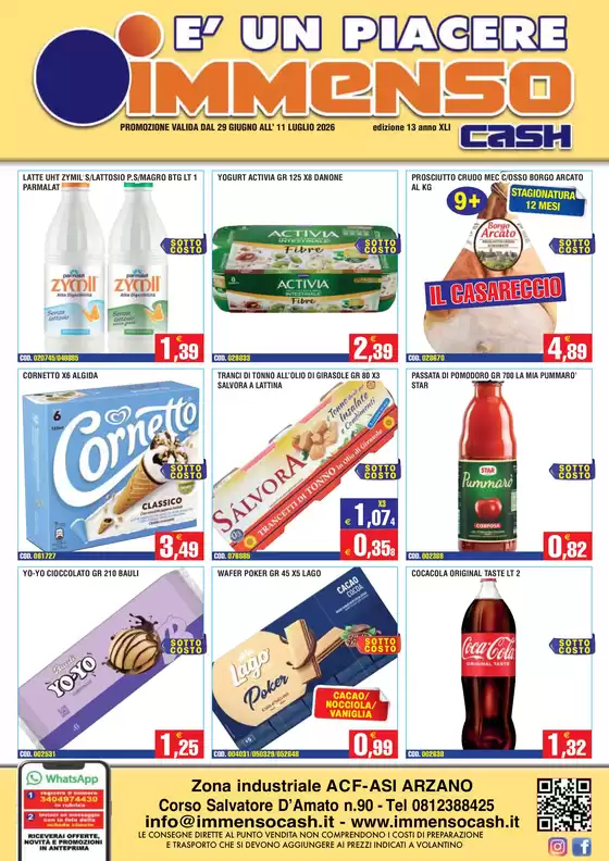 Volantino Immenso | Promozione dal 29 Giugno all' 11 Luglio2026 | 2026-06-29T00:00:00.000Z - 2026-07-11T00:00:00.000Z