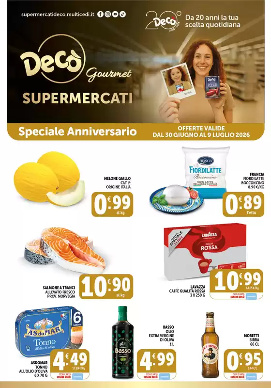 Volantino Decò | Speciale anniversario | 2026-06-30T00:00:00.000Z - 2026-07-09T00:00:00.000Z