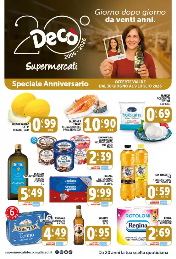 Volantino Decò | Speciale Anniversario | 2026-06-30T00:00:00.000Z - 2026-07-09T00:00:00.000Z