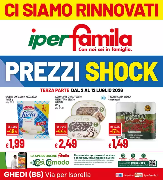 Volantino Iperfamila | PREZZI SHOCK | 2026-07-02T00:00:00.000Z - 2026-07-12T00:00:00.000Z