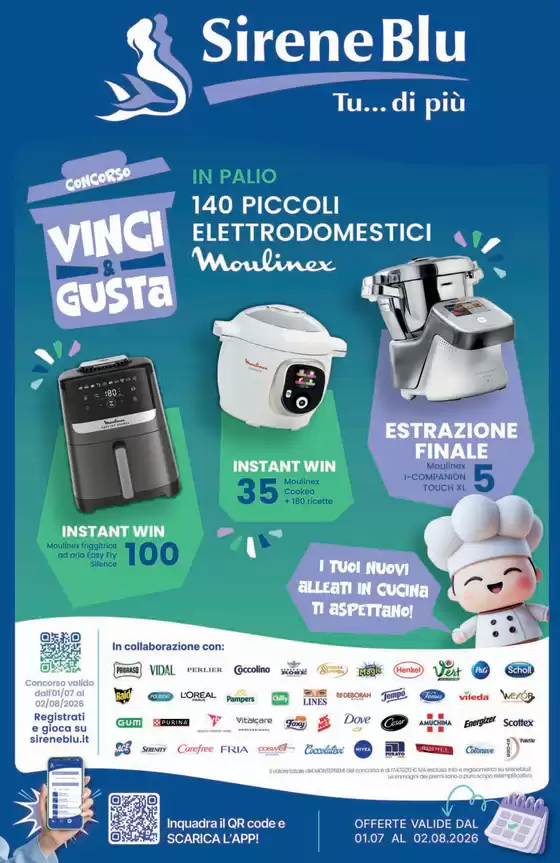 Volantino Sirene Blu a Cercola | VINCI & GUSTA | 2026-07-01T00:00:00.000Z - 2026-08-02T00:00:00.000Z