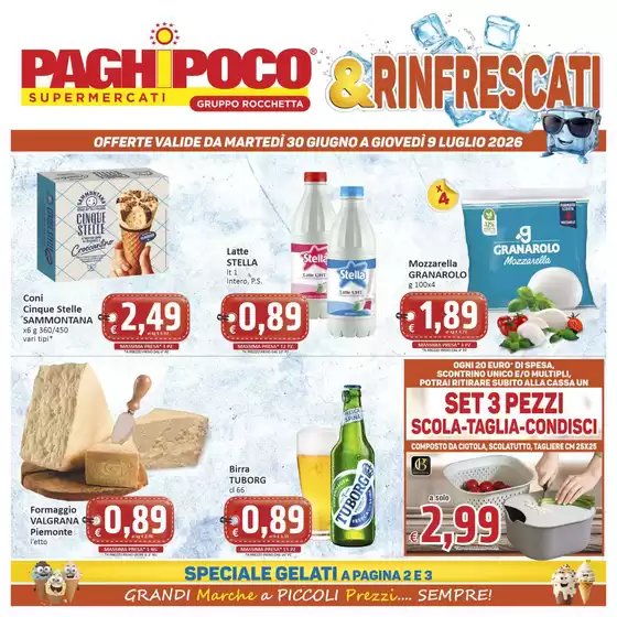 Volantino PaghiPoco | Rinfrescati | 2026-06-30T00:00:00.000Z - 2026-07-09T00:00:00.000Z