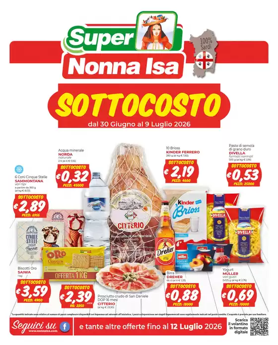 Volantino Nonna Isa | Sottocosto | 2026-06-30T00:00:00.000Z - 2026-07-12T00:00:00.000Z