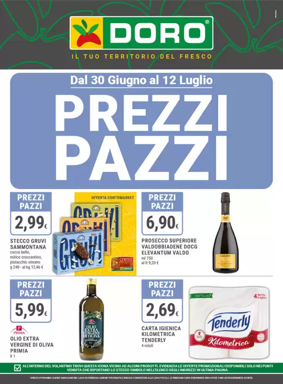 Volantino Doro | Prezzi pazzi | 2026-06-30T00:00:00.000Z - 2026-07-12T00:00:00.000Z
