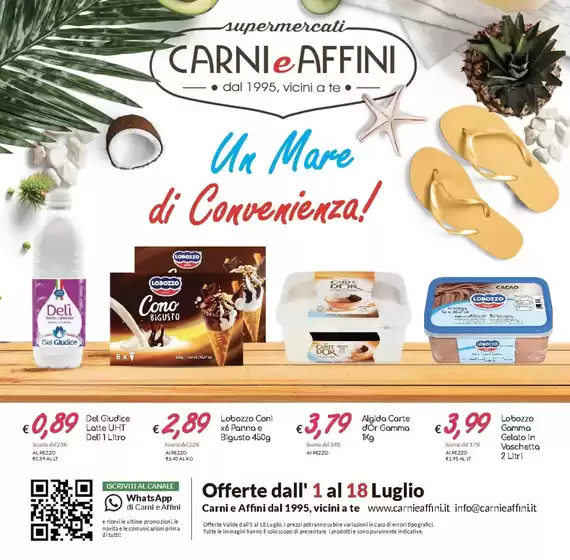Volantino Carni e Affini | Un mare di convenienza! | 2026-07-01T00:00:00.000Z - 2026-07-18T00:00:00.000Z