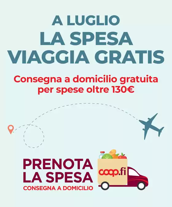 Volantino Coop | La spesa viaggia gratis | 2026-07-01T00:00:00.000Z - 2026-07-07T00:00:00.000Z