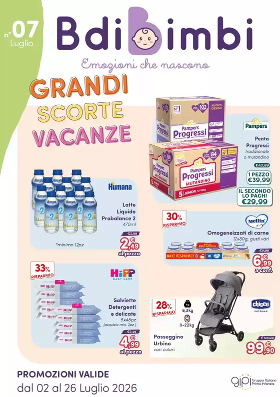 Volantino B di Bimbi | Vol BDB Luglio26 | 2026-07-02T00:00:00.000Z - 2026-07-26T00:00:00.000Z