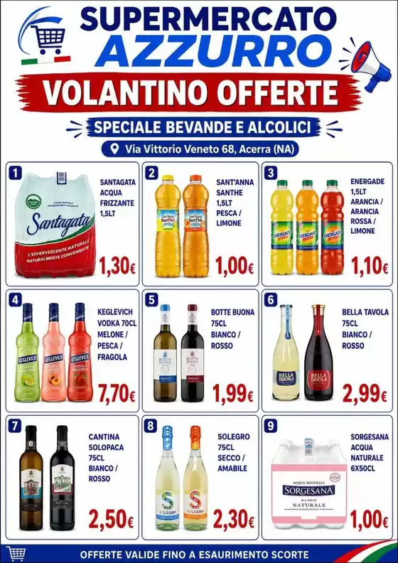 Volantino Supermercato Azzurro | Volantino offerte | 2026-07-01T00:00:00.000Z - 2026-07-12T00:00:00.000Z