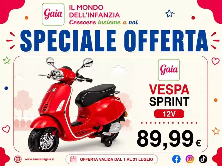 Volantino Sanitaria Gaia | Speciale offerta | 2026-07-01T00:00:00.000Z - 2026-07-31T00:00:00.000Z