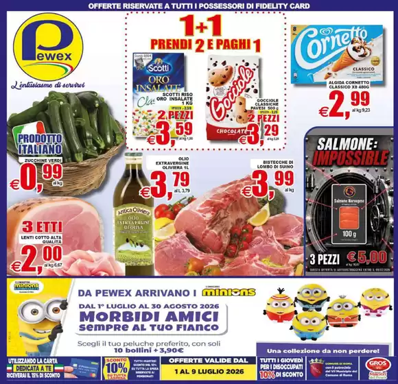 Volantino Pewex | 1+1 prendi 2 e paghi 1 | 2026-07-01T00:00:00.000Z - 2026-07-09T00:00:00.000Z
