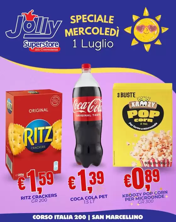 Volantino Jolly Market | Offerte | 2026-07-01T00:00:00.000Z - 2026-07-01T00:00:00.000Z