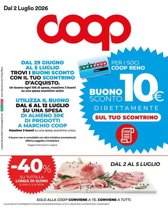 Volantino Coop | Dal 2 al 8 luglio 2026 | 2026-07-02T00:00:00.000Z - 2026-07-08T00:00:00.000Z