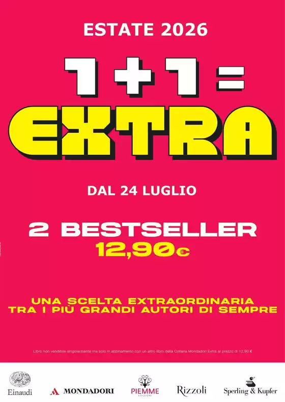 Volantino Ubik | 1+1 = Extra | 2026-07-01T00:00:00.000Z - 2026-07-24T00:00:00.000Z