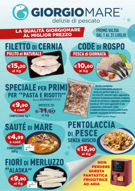 Volantino Giorgio Mare | Delizie di pescato | 2026-07-01T00:00:00.000Z - 2026-07-31T00:00:00.000Z