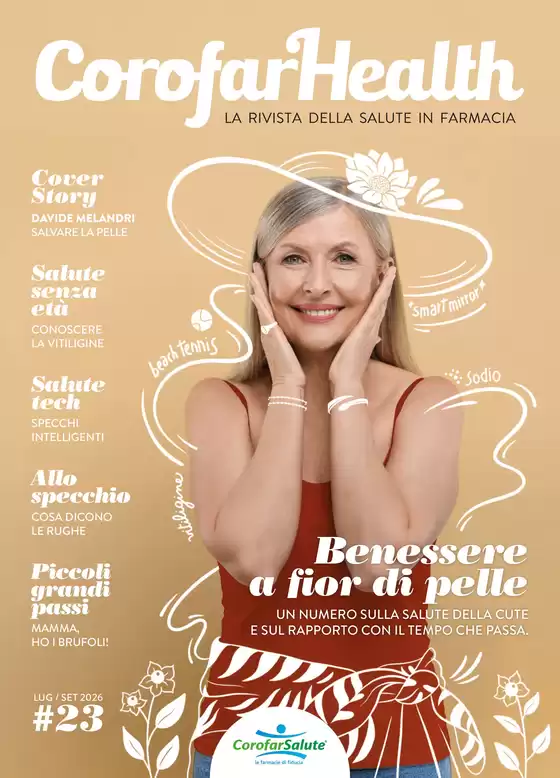 Volantino Corofar Salute | La rivista | 2026-07-01T00:00:00.000Z - 2026-09-30T00:00:00.000Z