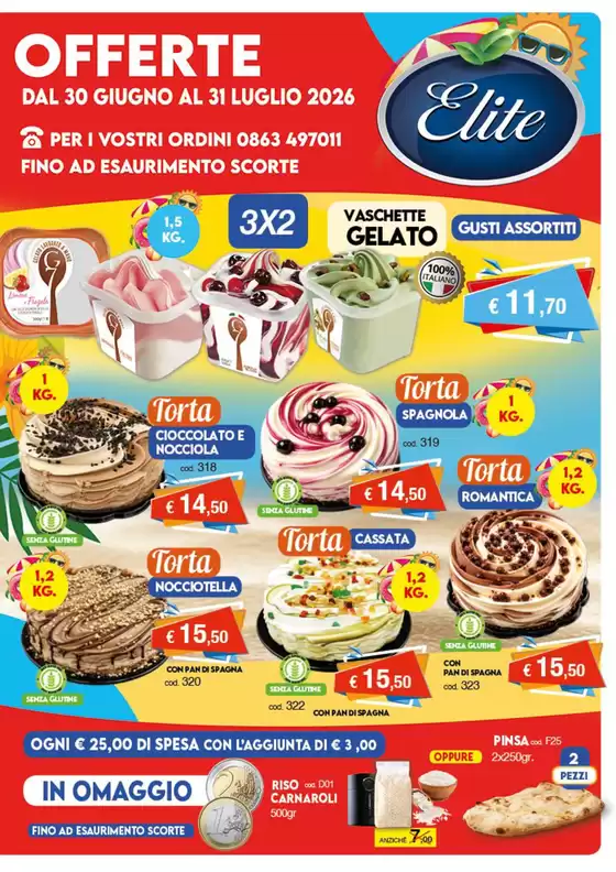 Volantino Elite Surgelati | Offerte | 2026-07-01T00:00:00.000Z - 2026-07-31T00:00:00.000Z