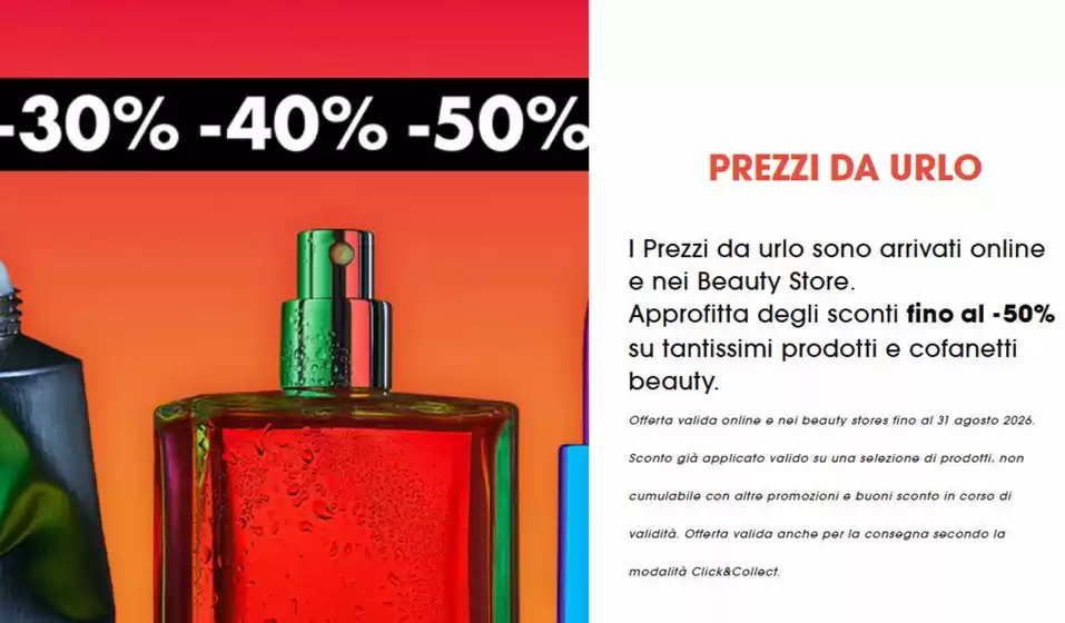 Volantino Sephora a Rassa | Prezzi da urlo | 2026-07-01T00:00:00.000Z - 2026-08-31T00:00:00.000Z