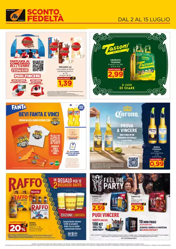 Volantino Alì e Alìper | Sconto Fedeltà | 2026-07-02T00:00:00.000Z - 2026-07-15T00:00:00.000Z