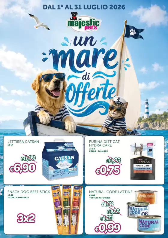 Volantino Majestic Pet's | Majestic Pet's | 2026-07-01T00:00:00.000Z - 2026-07-01T00:00:00.000Z