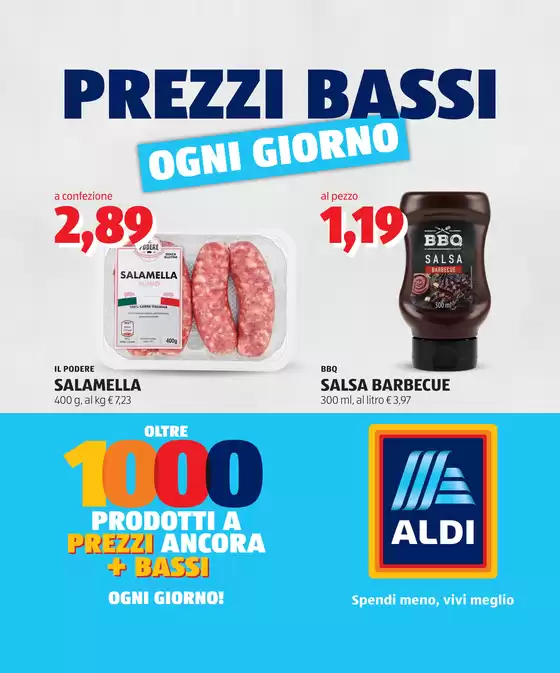 Volantino Aldi | Prezzi bassi ogni giorno | 2026-07-13T00:00:00.000Z - 2026-07-19T00:00:00.000Z